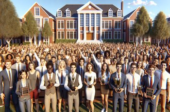 Students and chapter representatives gathered at a Clemson University fraternity and sorority life awards ceremony