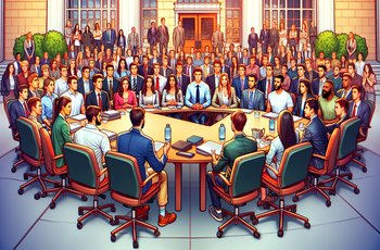 Students speaking at a University of Wyoming Board of Trustees public comment session about Greek life policies and funding.